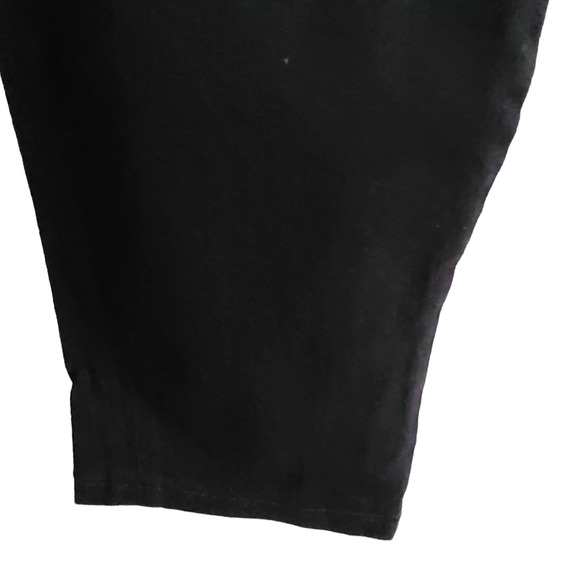 GENETIC DENIM The Raquel Cropped Cigarette Skinny Stretch Jeans Black Women's 29 - Picture 9 of 16